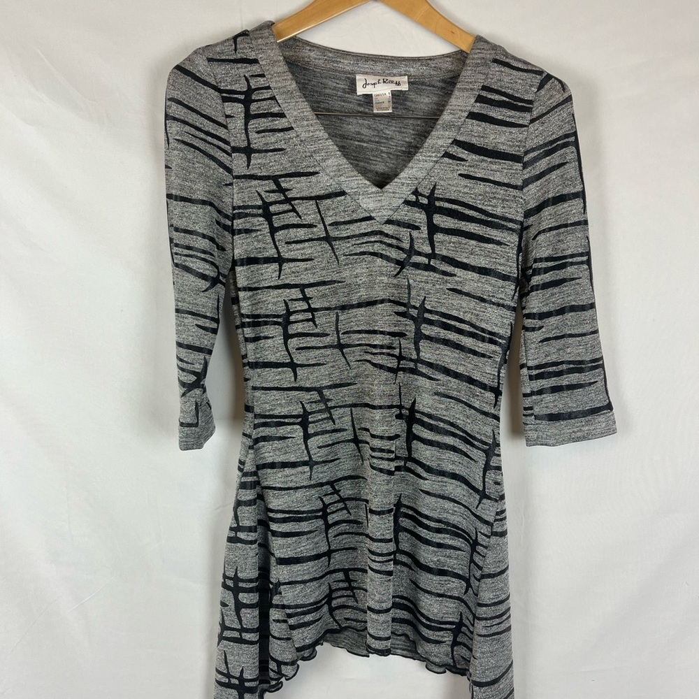 Joseph Ribkoff Gray Knit Tunic